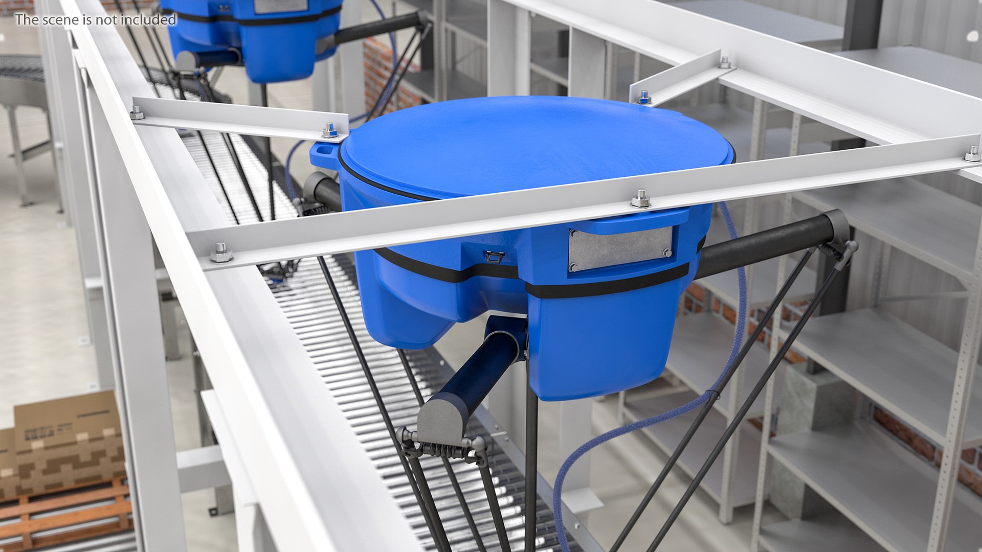 Packaging parallel robot 3D model - TurboSquid 1587405