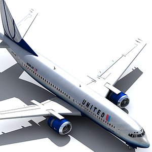 737 400 airplane cockpit 3ds