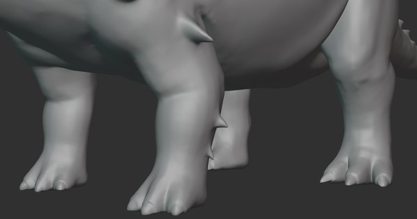 Minotaurasaurus Basemesh Low Poly Modelo 3D - TurboSquid 1994685