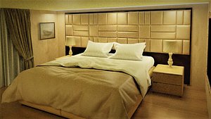 3D Hotel Room Superior 4 Stars model