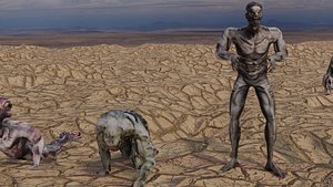 monster 3d model pack