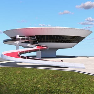 Niteroi Contemporary Art Museum Building 3D