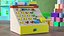 3D Wooden Toy Cash Register