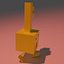Minecraft Dungeons Złoty Klucz Rigged