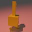 Minecraft Dungeons Złoty Klucz Rigged