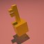 Minecraft Dungeons Złoty Klucz Rigged