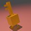 Minecraft Dungeons Złoty Klucz Rigged