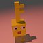 Minecraft Dungeons Złoty Klucz Rigged