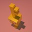 Minecraft Dungeons Złoty Klucz Rigged