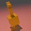 Minecraft Dungeons Złoty Klucz Rigged