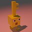 Minecraft Dungeons Złoty Klucz Rigged