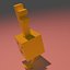 Minecraft Dungeons Złoty Klucz Rigged
