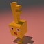 Minecraft Dungeons Złoty Klucz Rigged