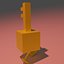 Minecraft Dungeons Złoty Klucz Rigged