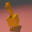 Minecraft Dungeons Złoty Klucz Rigged