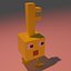 Minecraft Dungeons Złoty Klucz Rigged