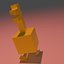 Minecraft Dungeons Złoty Klucz Rigged