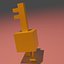 Minecraft Dungeons Złoty Klucz Rigged