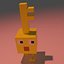 Minecraft Dungeons Złoty Klucz Rigged