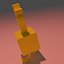Minecraft Dungeons Złoty Klucz Rigged