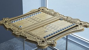 3D backgammon model