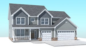 Classic American House 014