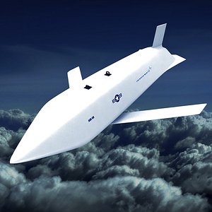3d model jassm agm-158 missile