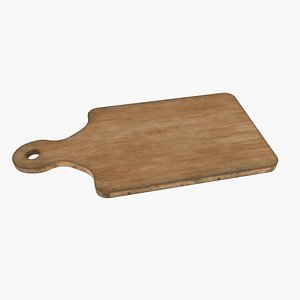 Wooden Chopping Board 3D model