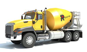 concrete mixer truck 3D model