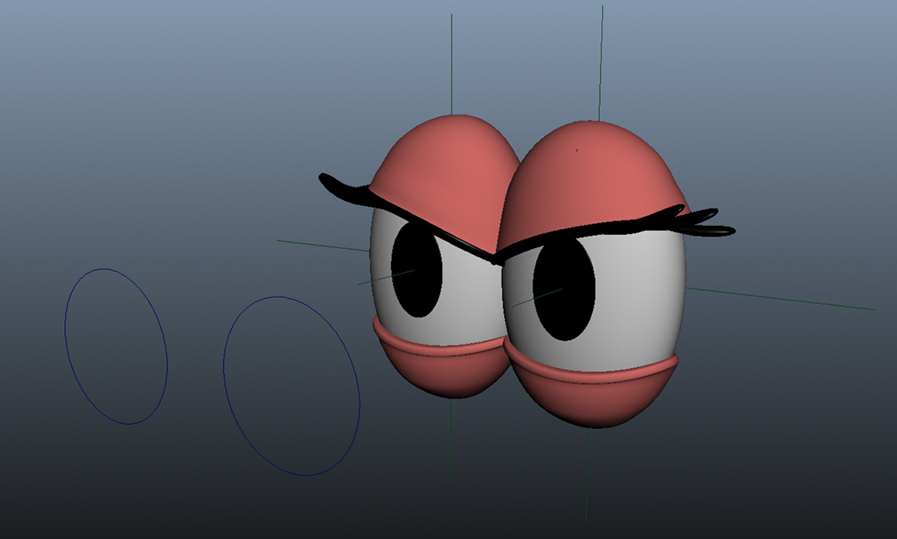 Cartoon eye rig 3D model - TurboSquid 1218672