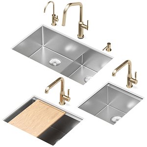 DELTA sink collection set 3D model