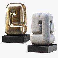 Decorative Sculpture by Yves Gastou