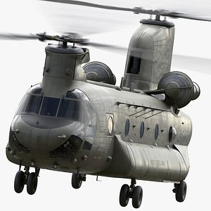 Chinook CH 47 PBR 3D