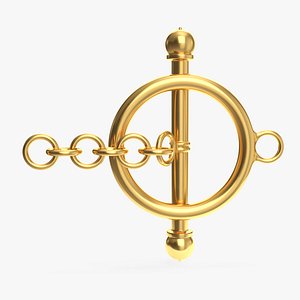 Toggle Necklace Jewelry Clasp Gold