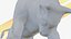 Stierstatue aus oxidiertem Messing