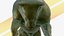 Stierstatue aus oxidiertem Messing