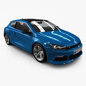 3d model volkswagen scirocco 2011 -