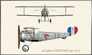 max airplane nieuport 17 fighter
