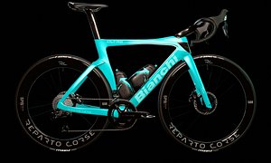Bianchi Oltre RC with Classic celeste painting roadbike 3d model 3D