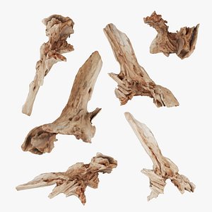 PSWooden012 scanned Wood chips 3D model