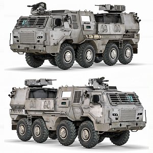 Military Vehicle MRAP 3D