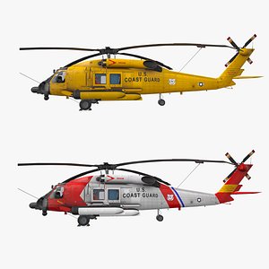 3D model Jay Hawk Rescue MH-60 Collection