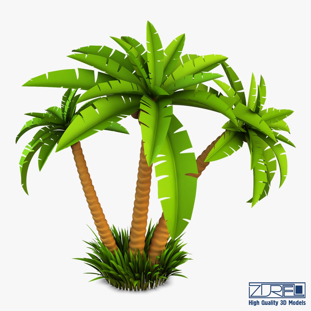 Palm Tree V 2 3d Model
