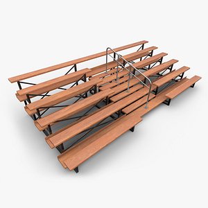 3D model Stadium Bench