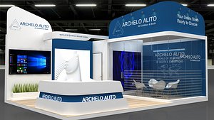 booth stall-416 3D model