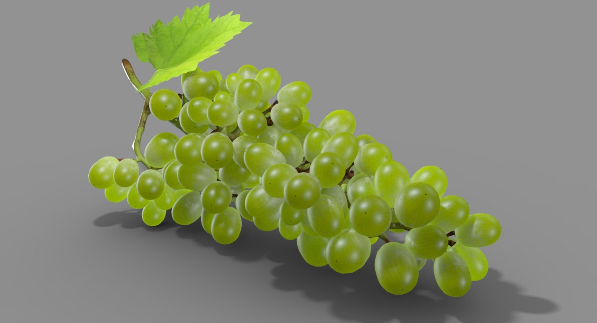 3D green grapes https://p.turbosquid.com/ts-thumb/Uf/SYOdVo/hp631d6A/grape_render_07/jpg/1517654802/1920x1080/fit_q87/b18eca2b6371c2e43fd812e9bbb4cddd89488cb6/grape_render_07.jpg