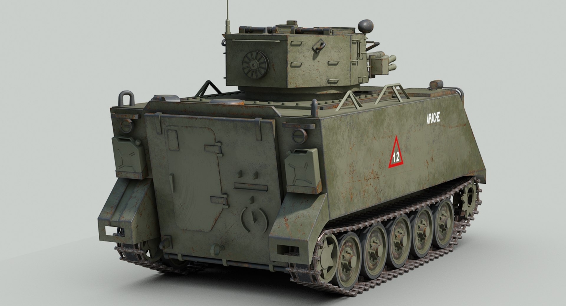 3D Model M113a1 Support Vehicle - TurboSquid 1397079