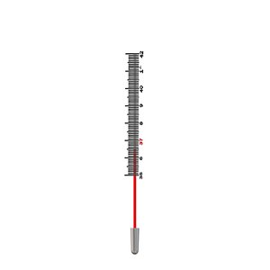 glass thermometer model