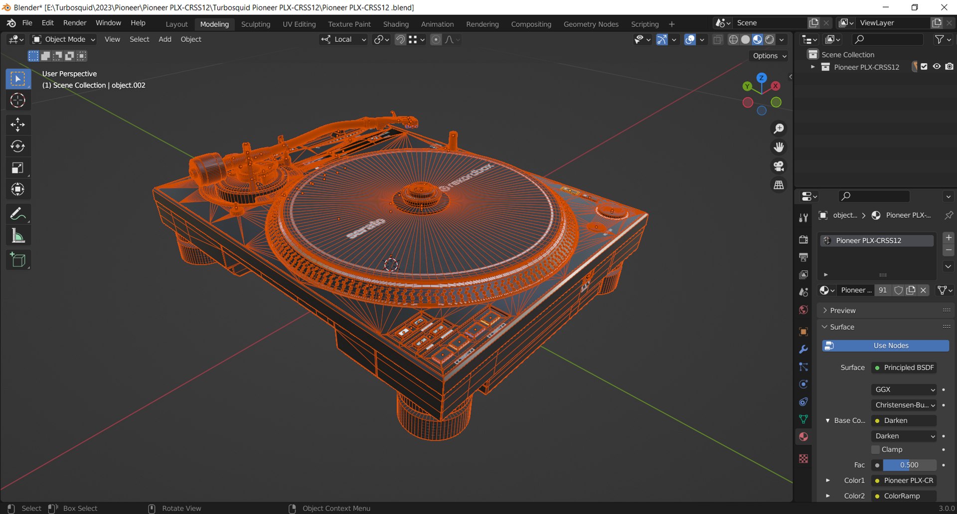 3D Professional direct drive turntable with DVS control PLX-CRSS12 Black model https://p.turbosquid.com/ts-thumb/Uf/bSLRIF/xf/screenshot_2/png/1691417094/1920x1080/fit_q87/1ff05d3c2cd793316efd0c779b2af7010a74f8d9/screenshot_2.jpg