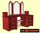 pz3 dressing table stool